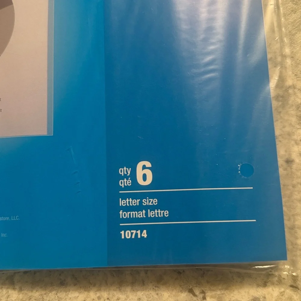 Staples Blue Report Cover